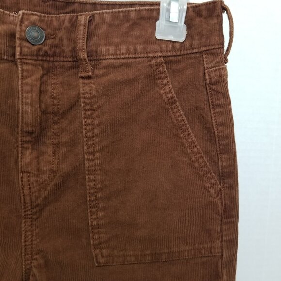 American Eagle pants 4 Super Hi-Rise Flare corduroy hippie boho retro stretch - Picture 4 of 16